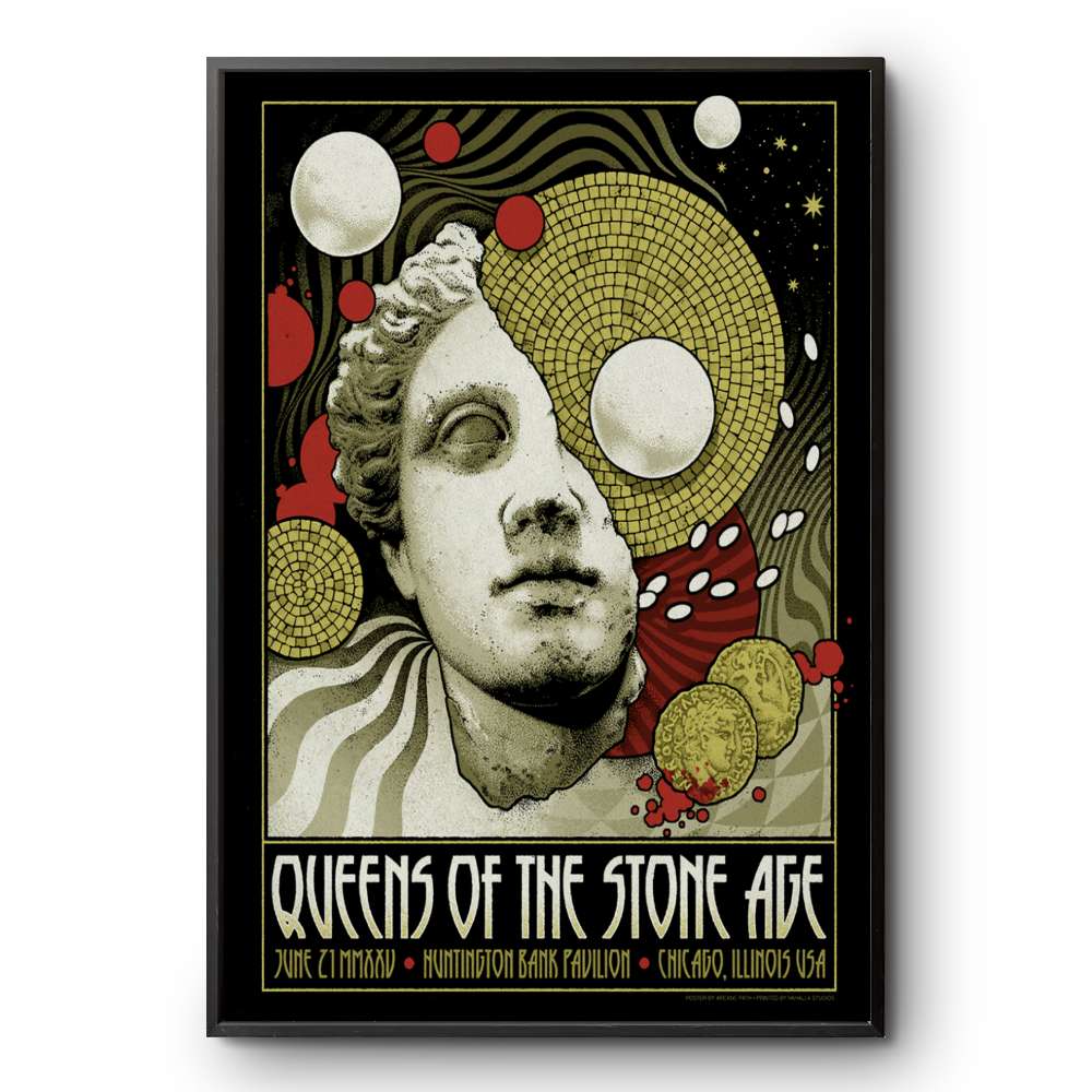 Queens of the Stone Age June 21 2025 Chicago, IL Poster