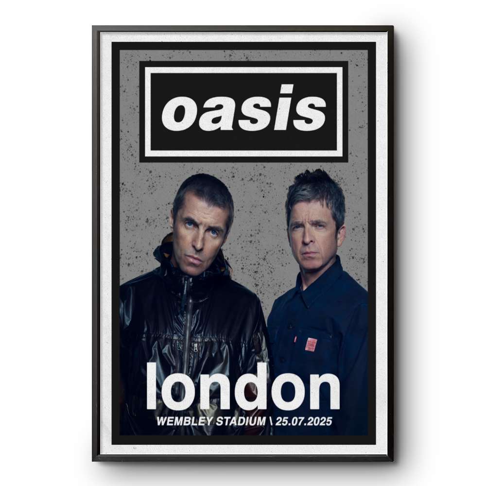 Oasis July 25, 2025 Wembley Stadium, London, UK Poster