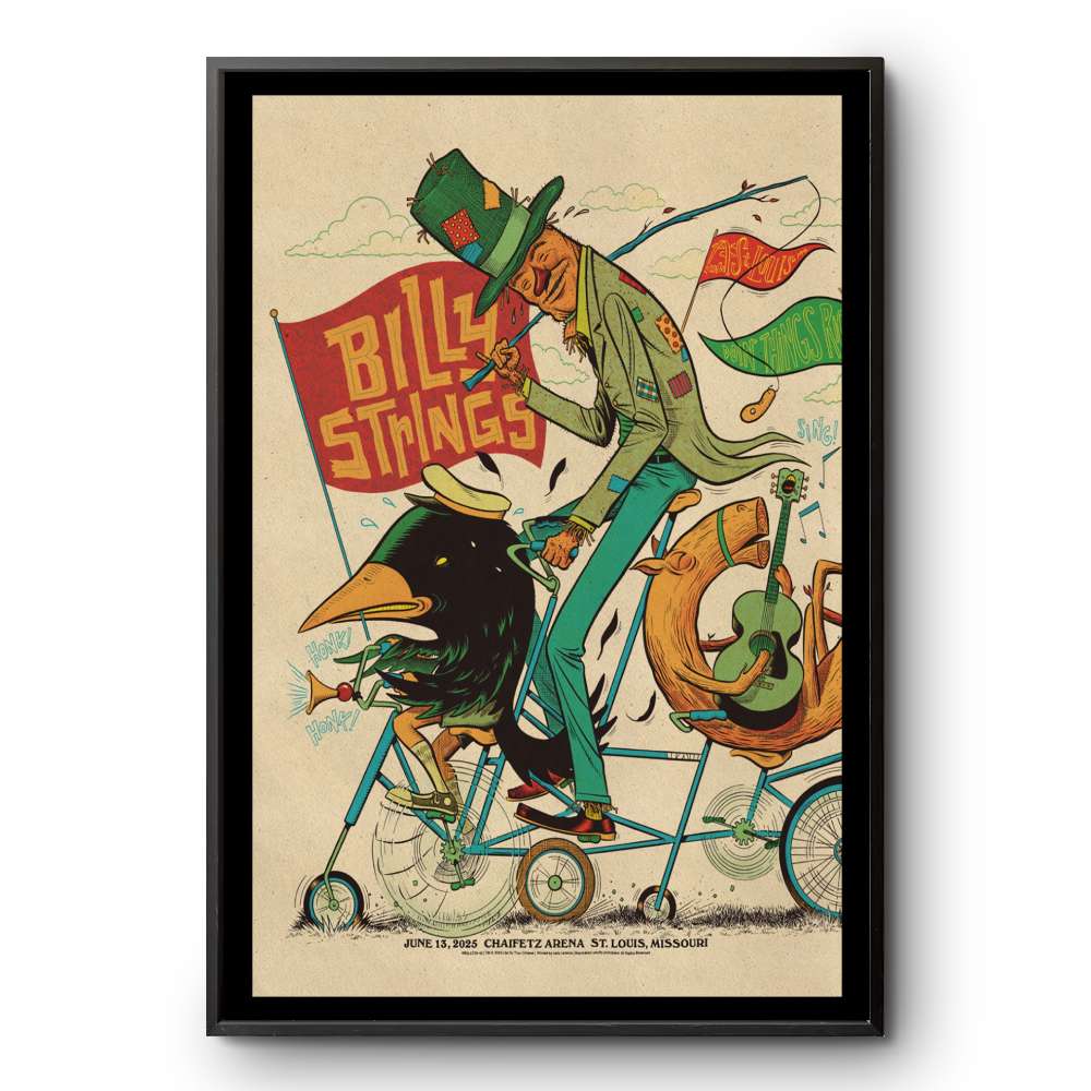 【一部予約販売】 Poster Louis St. Arena, Chaifetz 2025 13 June Strings Billy アート・デザイン・音楽