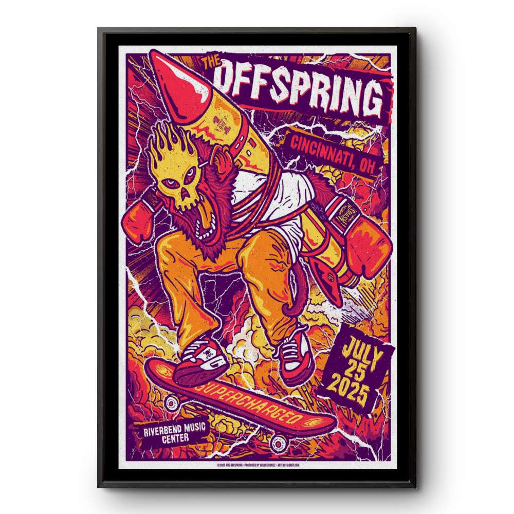 Poster The Offspring Tour Cincinnati, OH 25 Jul 2025