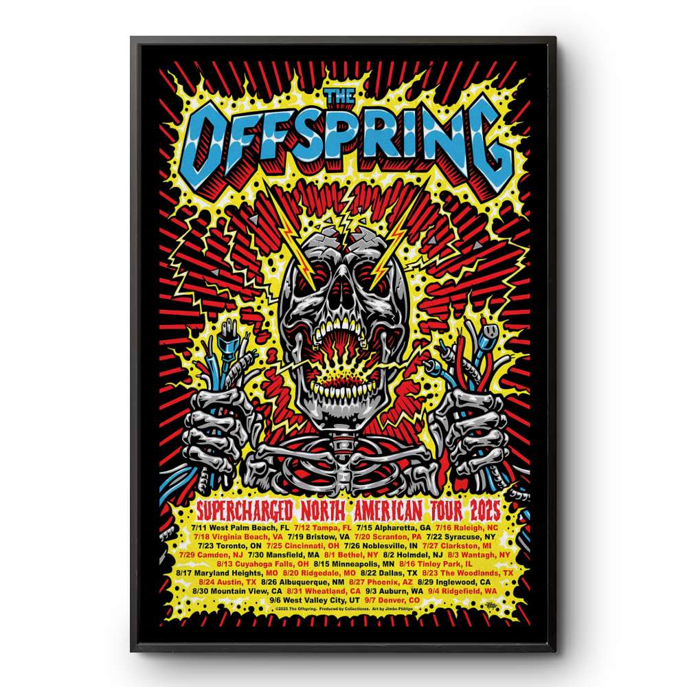 2025 The Offspring North American Tour Poster Limited