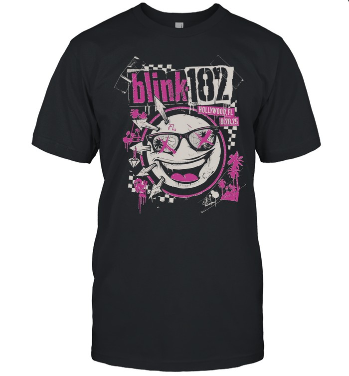 Blink-182 Event Hollywood, FL 08.28.2025 Shirt | Custom