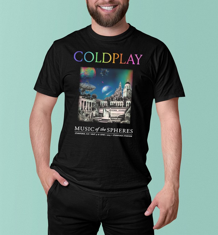 Coldplay June 1 2025 Stanford, CA Music Of The Spheres Shirt