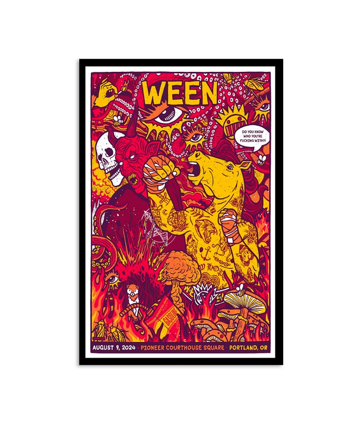 WEEN Anniversary Tee＆Poster WEEN 30th anniversary Chocolate & Cheese – Emek Studios