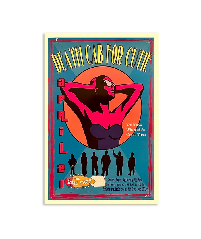 Death Cab for Cutie Fall 2004 Tour ポスター Death Cab for Cutie