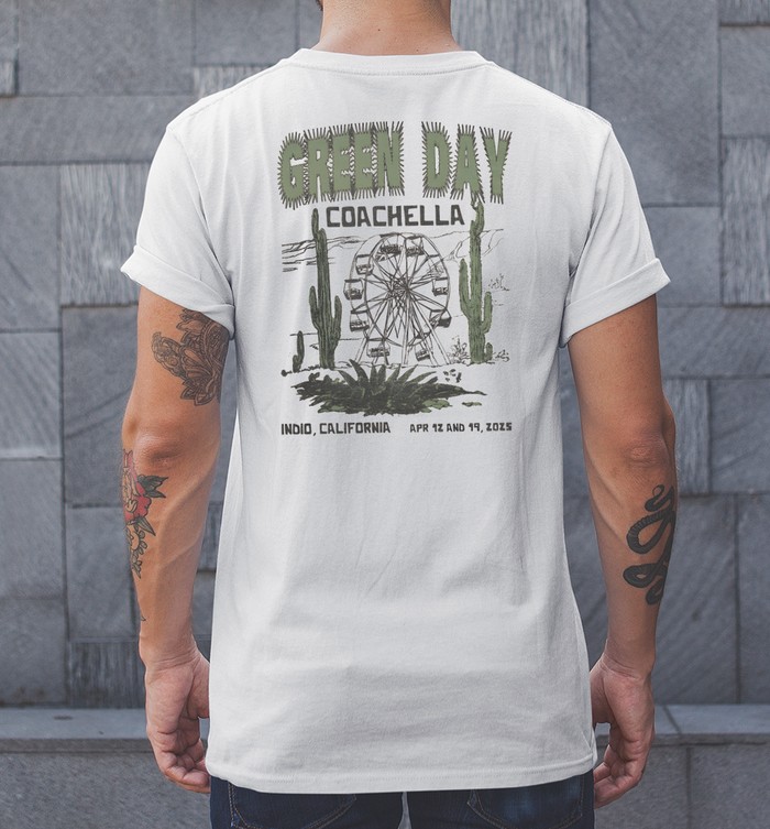 Green Day COACHELLA コーチェラ グリーンデイ Tシャツ L c3da5c19-f457-4c61-becd-