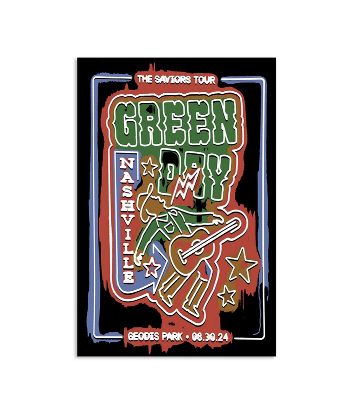 Green Day Concert Geodis Park, Nashville, TN Aug 30, 2024