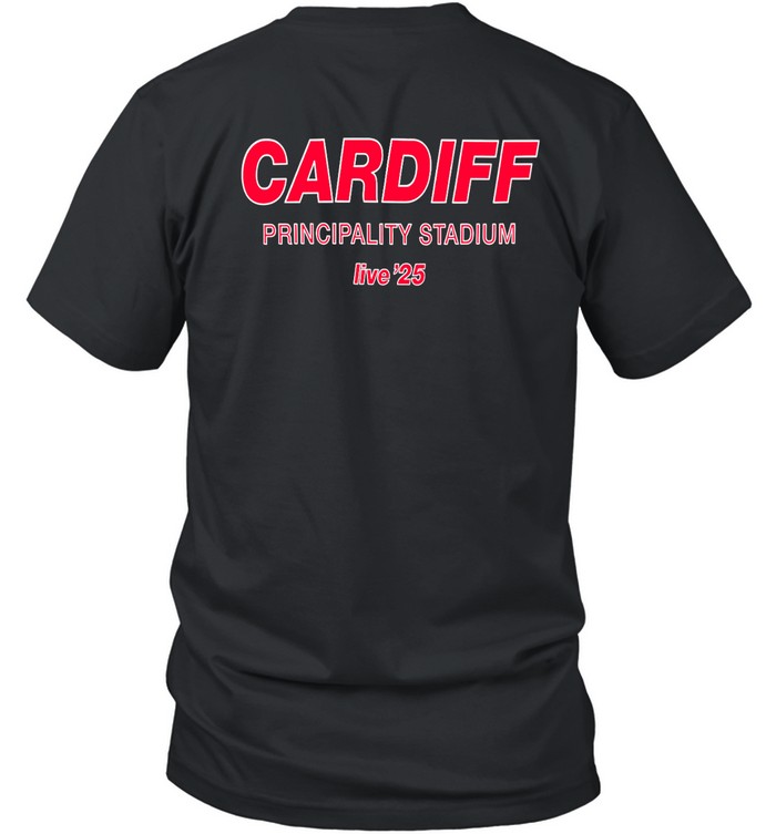oasis ライブTシャツ CARDIFF 2025 OASIS Live 25 Tour 2025 Men's Women T-shirt O-Neck Short