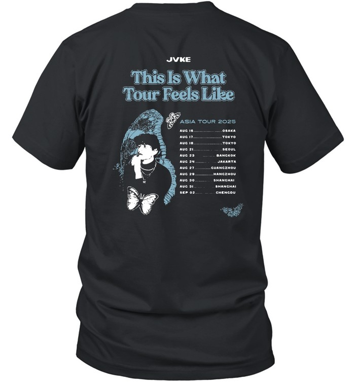 JVKE Asia Tour August 2025 T-Shirt | Custom prints store | T