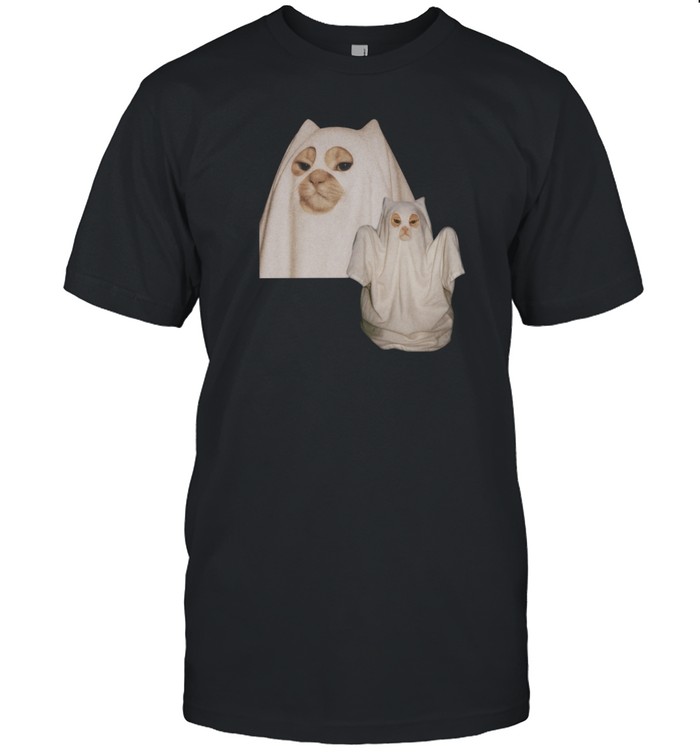 Emotionalclub Spooky Cat Tee Shirt