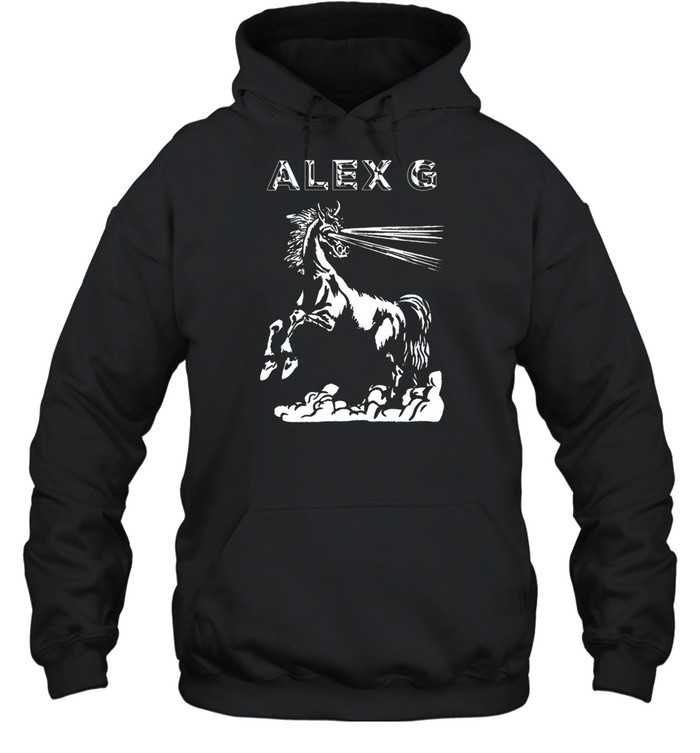 Alex G Black Horse Hoodie