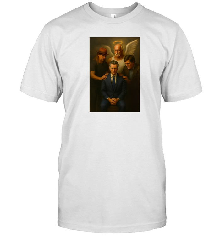 Gavin Newsom And Hulk Hogan Shirt   Custom prints store   T-shirts  mugs  face masks  posters