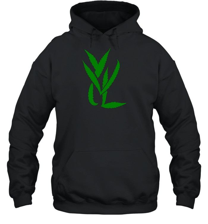 Trimset Green On Black Hoodie