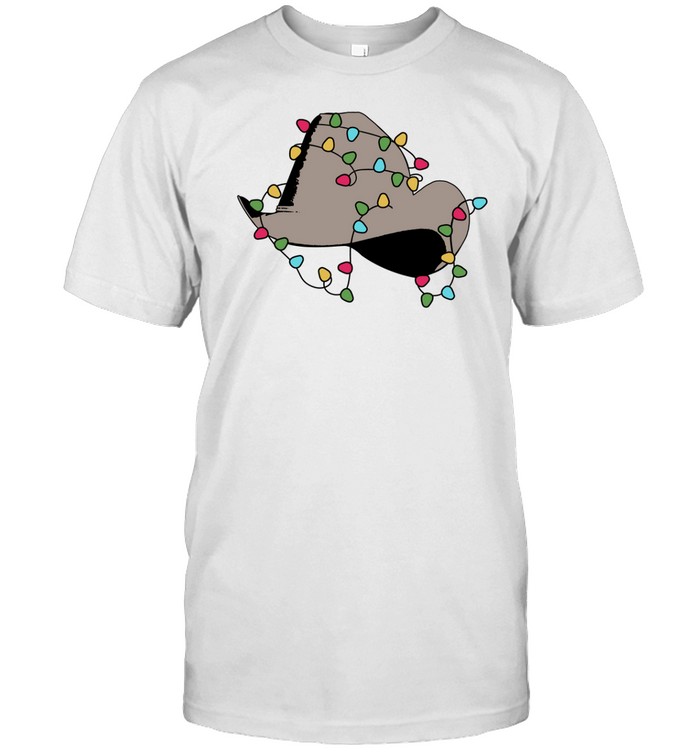 Dwight Yoakam Christmas Light Hat Shirt