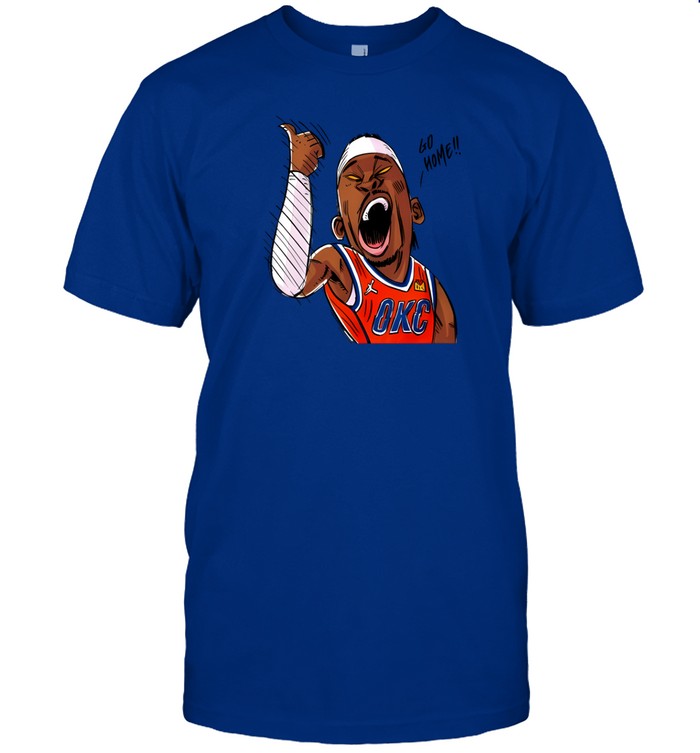 Oklahoma City Thunder Basketball Go Home Cartoon T