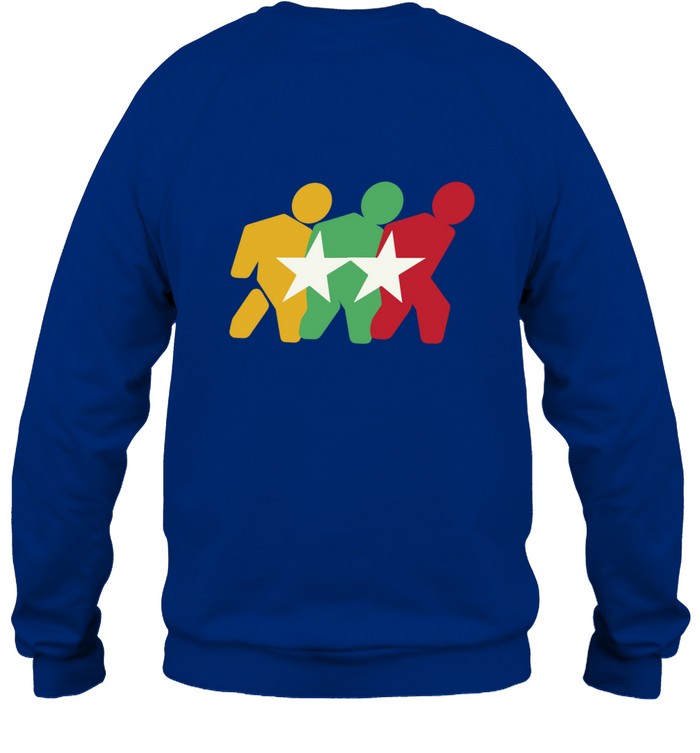 Bretts Bites Run Club Volume 2 Heavyweight Blue Sweatshirt