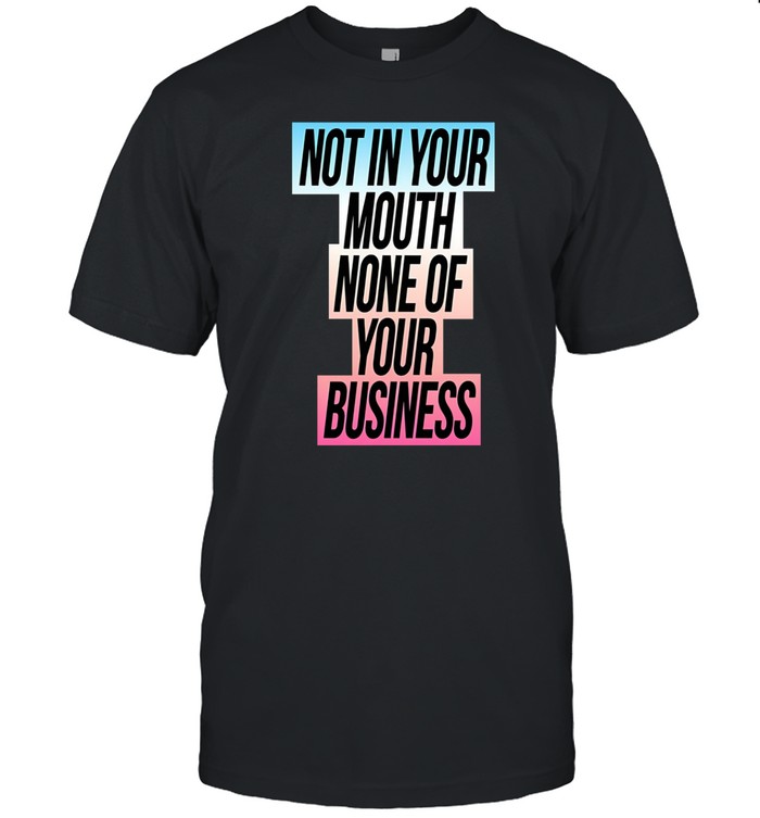 Peaches Not In Your Mouth Trans Flag Shirt