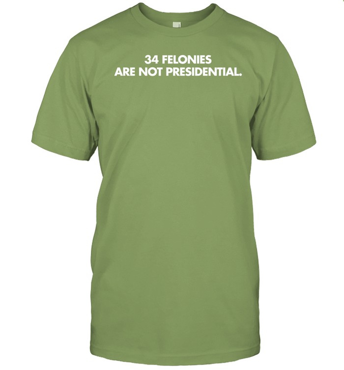 W. Kamau Bell Wearing 34 Felonies Are Not Presidential Shirt