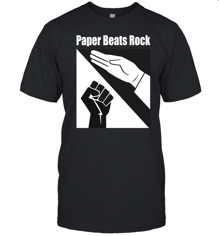 Paper Beats Rock Hand Shirt