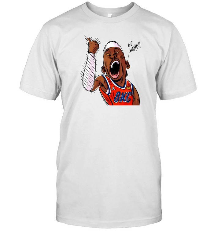 Oklahoma City Thunder Basketball Go Home Cartoon Shirt