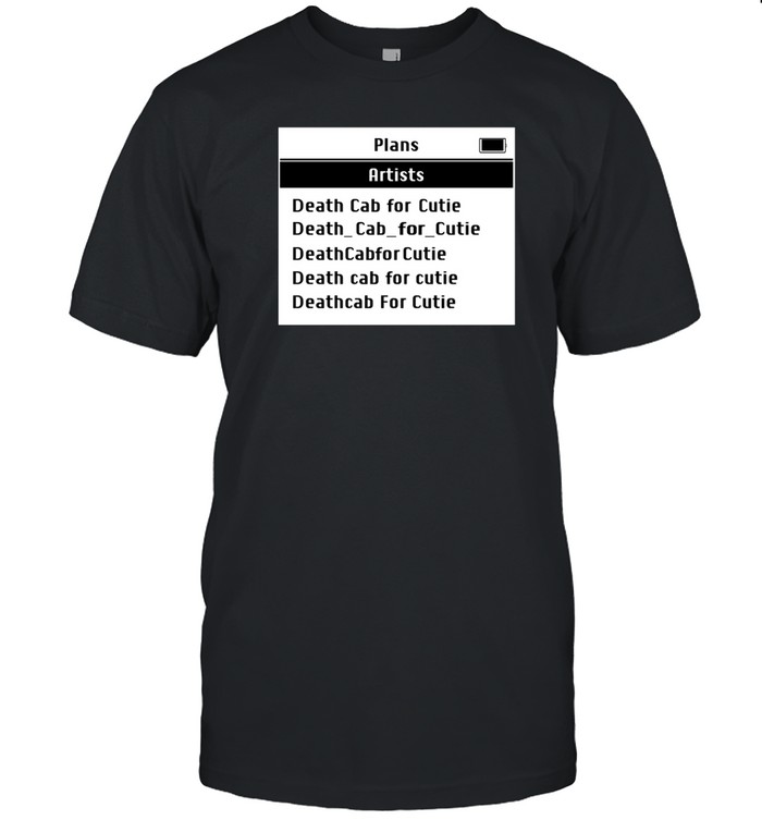 Death Cab For Cutie Screen Shirt