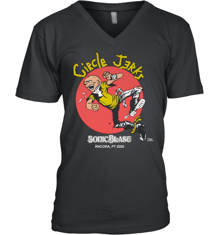 Circle Jerks Sonic Blast Ancora, Pt 2025 T Shirt | Custom