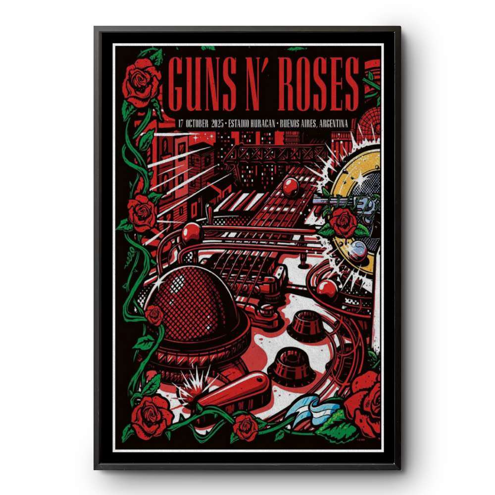 Guns N' Roses ポスター Guns N' Roses Use Your Illusion Tour in Tokyo Japan Promo
