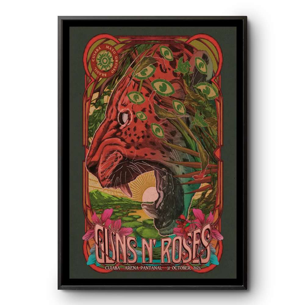 Guns N' Roses Cuiaba, Arena Pantanal Oct 31 2025 Poster | Custom