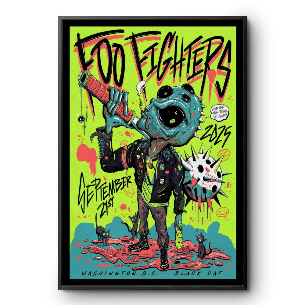 Coop シルクスクリーンポスター　FOO FIGHTERS Coop シルクスクリーンポスター FOO FIGHTERS Foo Fighters