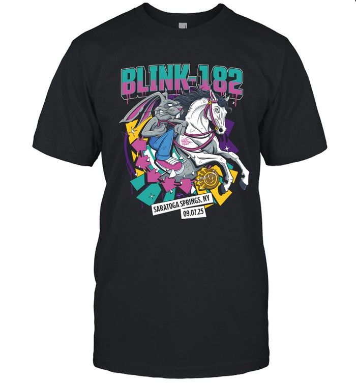 Blink-182 Saratoga Springs NY 09 07 25 Event Tee | Custom