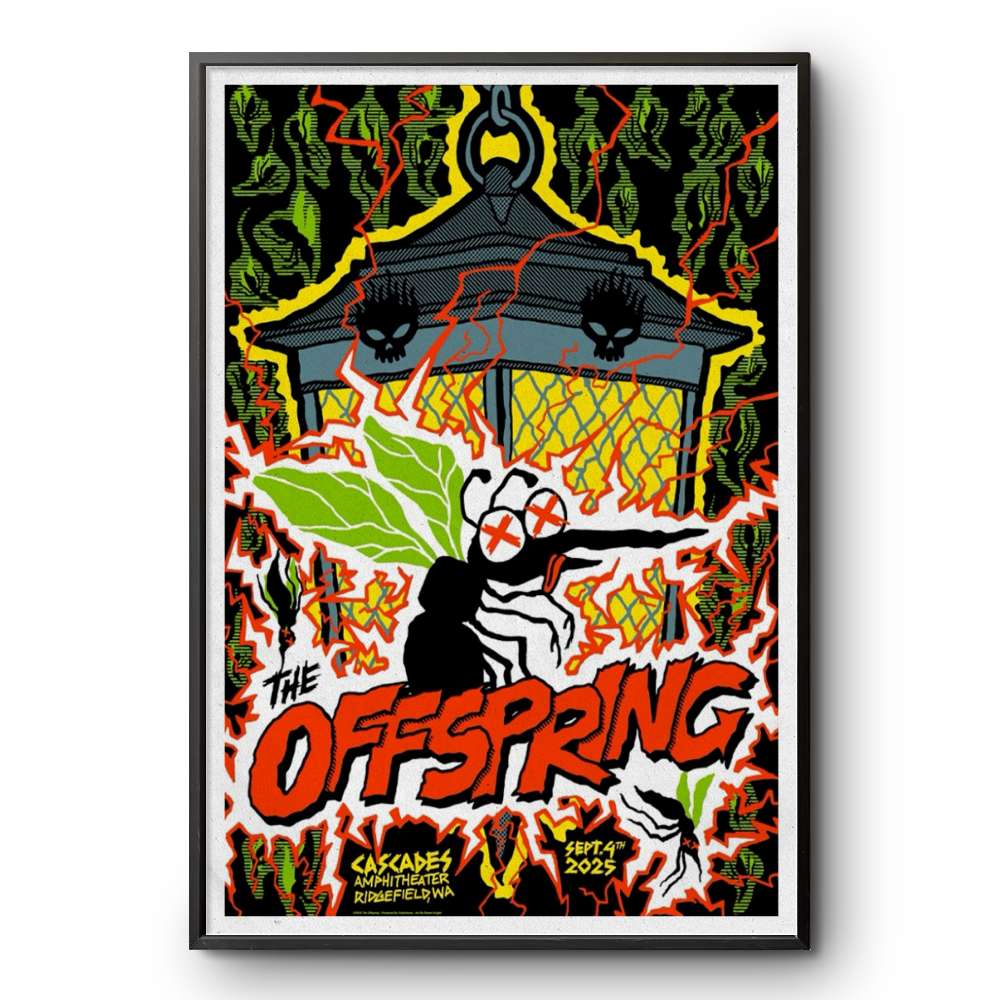 The Offspring Sept 4 2025 Ridgefield Washington Poster