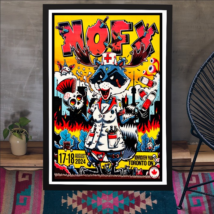 nofx ファイナルツアーポスター NOFX THE FINAL JAPAN TOUR」告知ビジュアル - ハイスタ新規