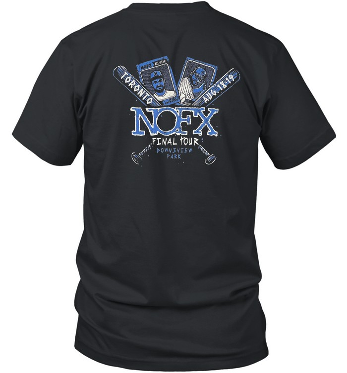 NOFX FINAL TOUR Tシャツ 2XL NOFX Double Sided Final Tour Shirt Thanks For The Shows Ice