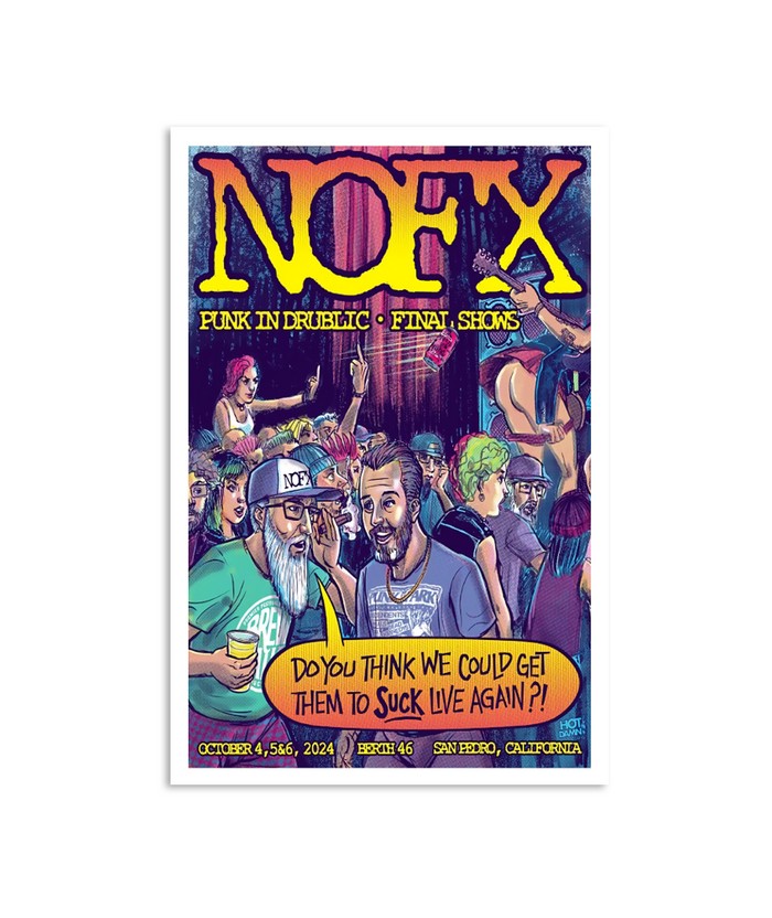 NOFX ポスター額付き NOFX ポスター額付き 洋楽