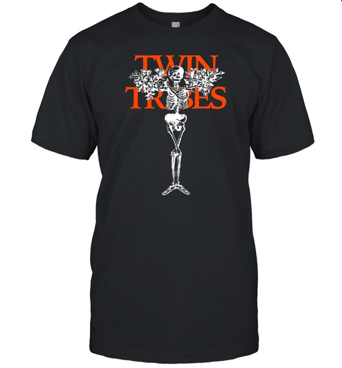 Twin Tribes Skeleton Tree T