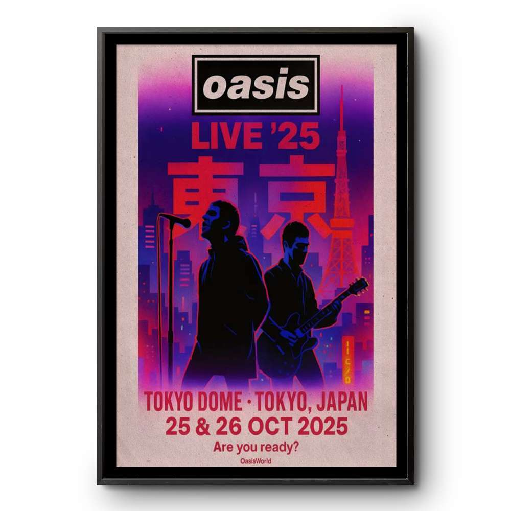 Oasis Nov 16 2025 Buenos Aires Tour Poster | Custom prints store