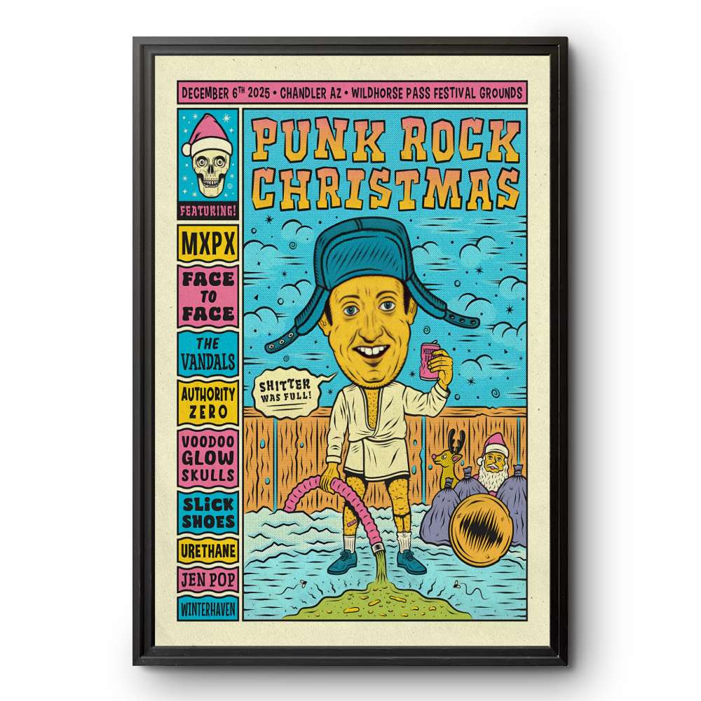 Punk Rock in Chandler AZ Dec 6 2025 Poster | Custom prints store