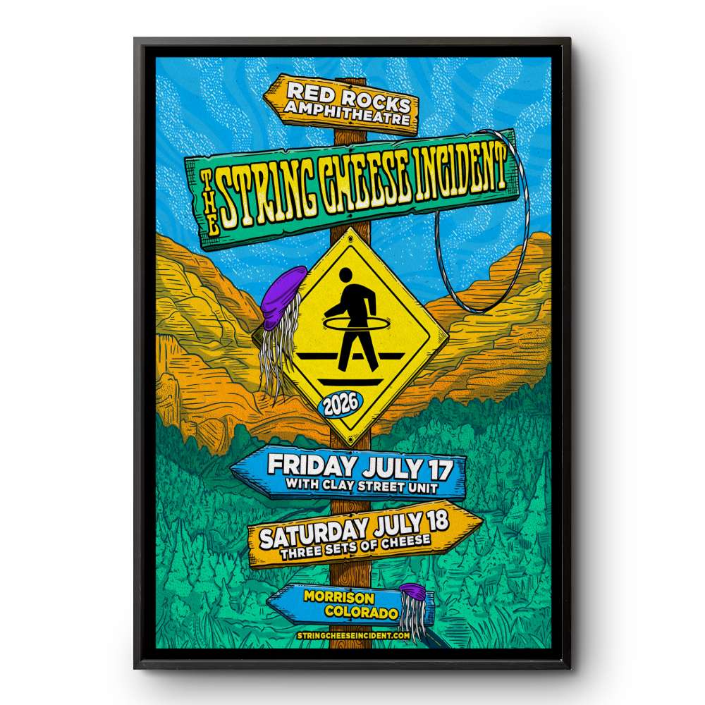 The String Cheese Incident Jul 17-18 2026 Morrison CO Tour Poster