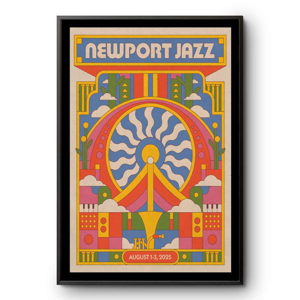 Newport Jazz Festival in 斑尾　チラシ Newport Jazz Festival 1965 concert poster print | eBay