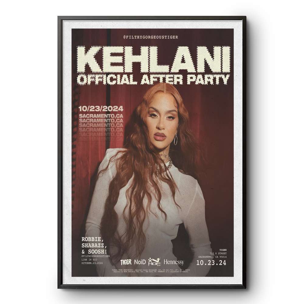 Kehlani Hard Rock Live Sacramento Wheatland, CA Oct 23 2024 Show Poster - Picture 1 of 5