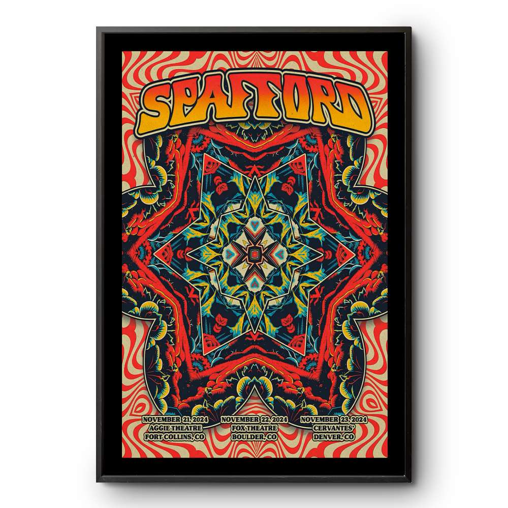 Spafford Soundwell Salt Lake City, UT Nov 5 2024 Tour Poster