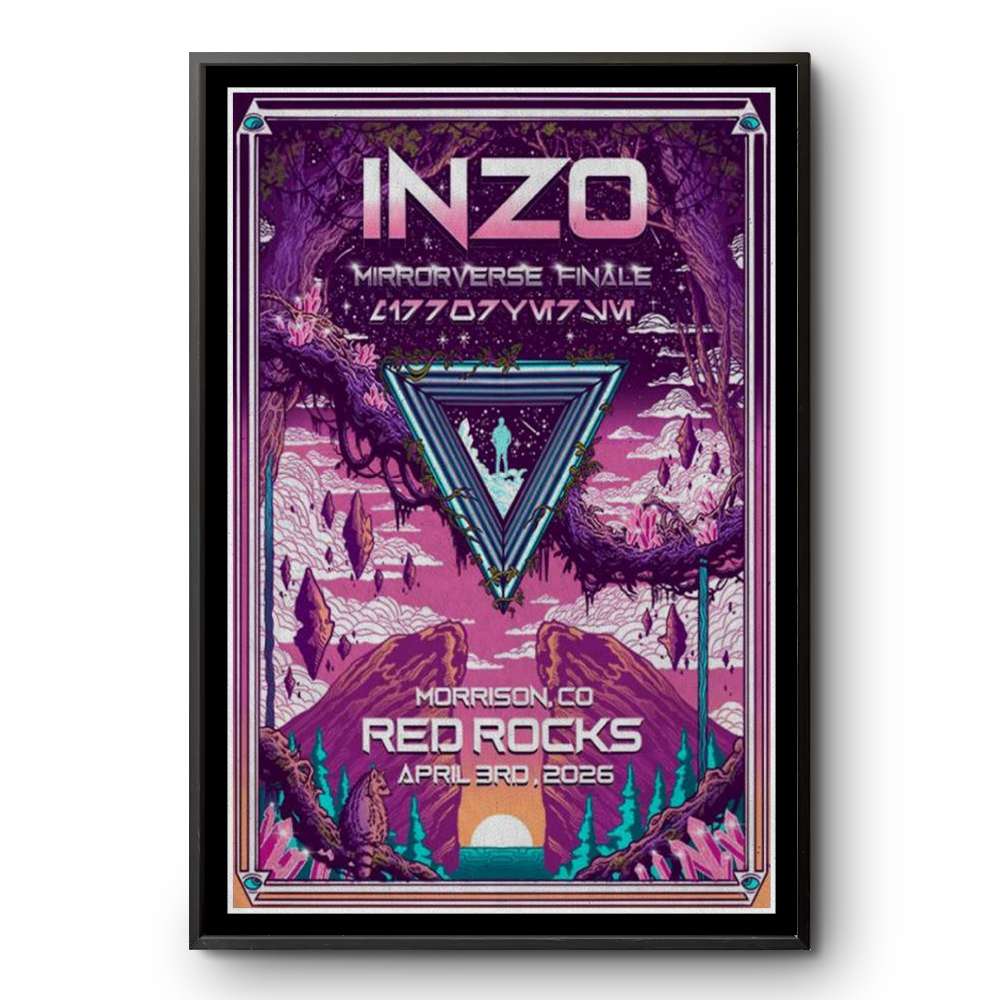 INZO Tour April 3 2026 Red Rocks Amphitheatre Poster | Custom