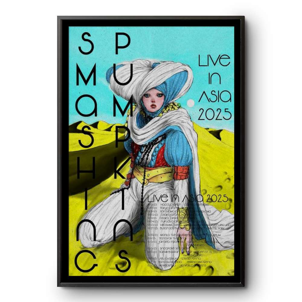 The Smashing Pumpkins Live in Asia Concert 2025 Poster | Custom