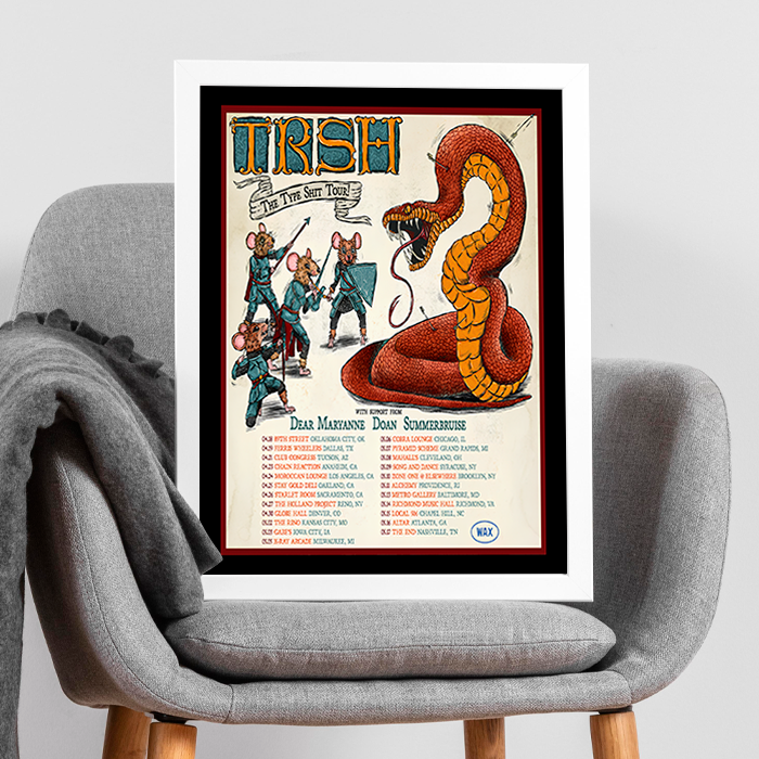 WACK サイン入り　ポスター SHiT TOUR \"SHiT Premium\" WACK WACK SHiT TOUR 