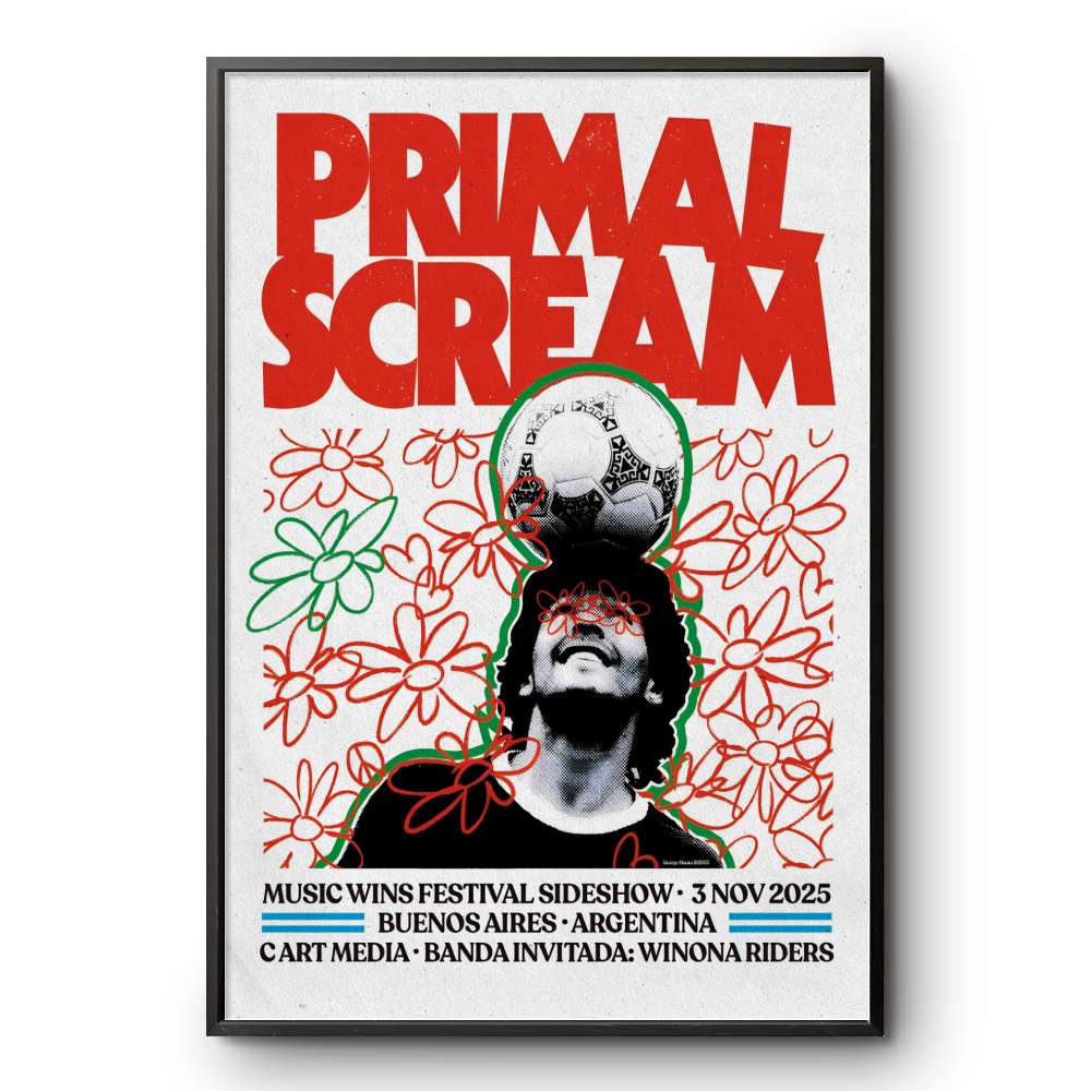 Primal Scream 2025 Tour, t shirts. Unofficial, Sublimation. | eBay