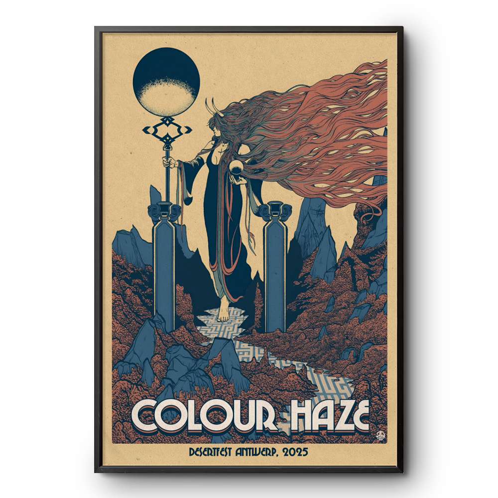 Colour Haze 10.18.2025 Desertfest Borgerhout In Belgium Poster