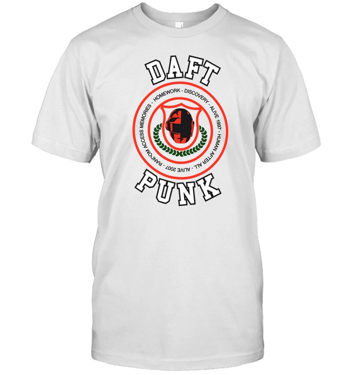 Limited Daft Punk Da Funk Collegiate Shirt