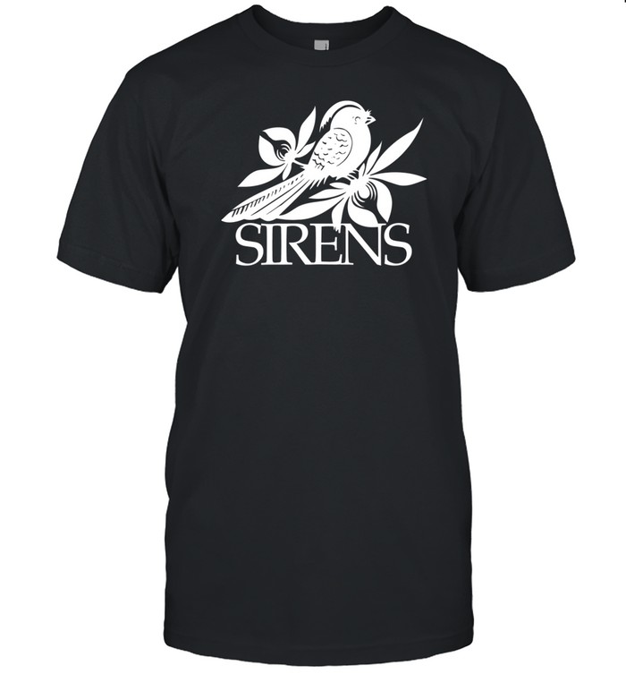 Limited Bird Logo Sirens Black Tee Shirt   Custom prints store   T-shirts  mugs  face masks  posters