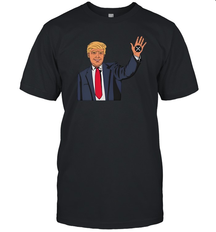 Zach Rector Wearing Trump Xrp Tee   Custom prints store   T-shirts  mugs  face masks  posters
