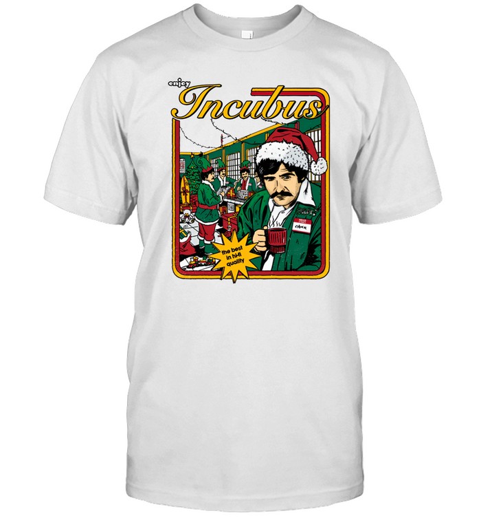Enjoy Incubus Santa Chuck Work T Shirt   Custom prints store   T-shirts  mugs  face masks  posters